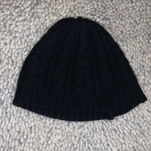 Black wool hat